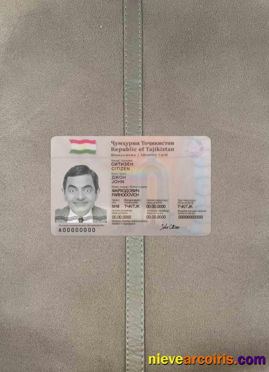 Tajikistan ID photolook